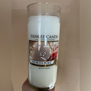 Yankee Candle Large Pillar Single Wick Candle, North Pole.